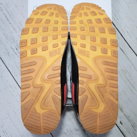 Size 13Nike by You Air Max 90 Premium White Red Blk Sail Gum  display picture 2